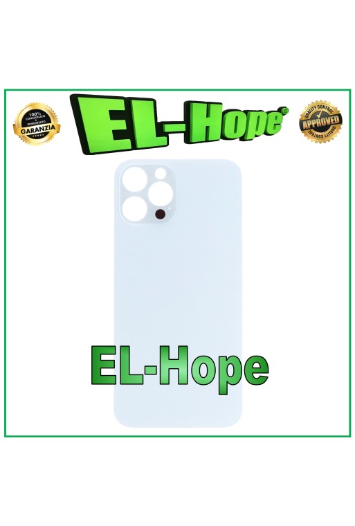 GLAS RÜCKSEITE BATTERIEABDECKUNG FÜR IPHONE 12 PRO MAX BIG HOLE SILBER GLAS RÜCKSEITE BATTERIEABDECKUNG FÜR IPHONE 12 PRO MAX BIG HOLE SILBER