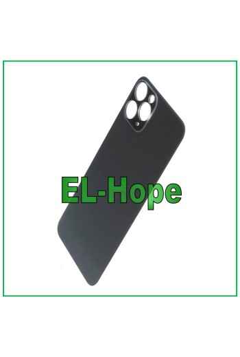 AKKUDECKEL AUS GLAS FÜR IPHONE 11 PRO BIG HOLE SPACE GREY