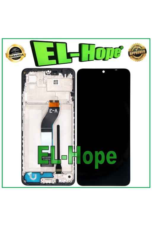 LCD-DISPLAYRAHMEN FÜR XIAOMI REDMI 13C 23108RN04Y 23106RN0DA TOUCHGLAS rev V-3