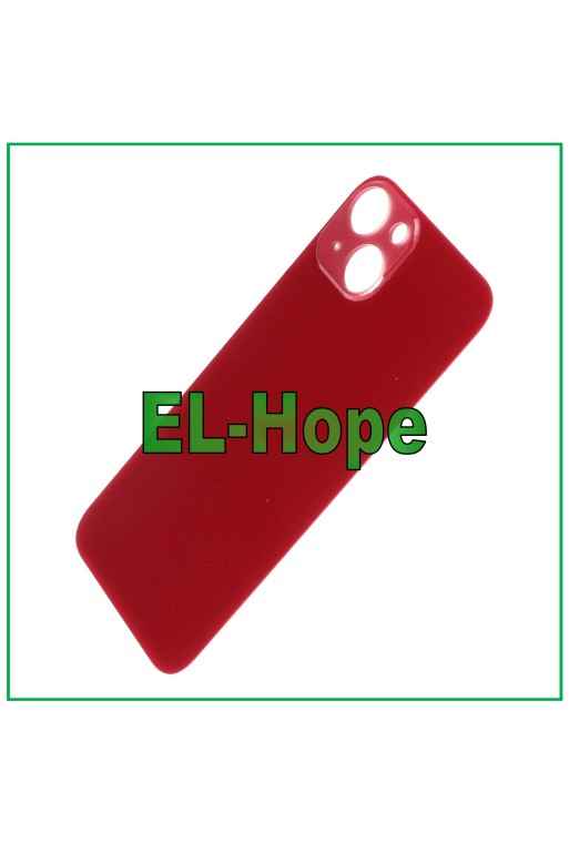 GLAS RÜCKSEITE BATTERIE ABDECKUNG FÜR IPHONE 13 BACKCOVER GROSSES LOCH ROT