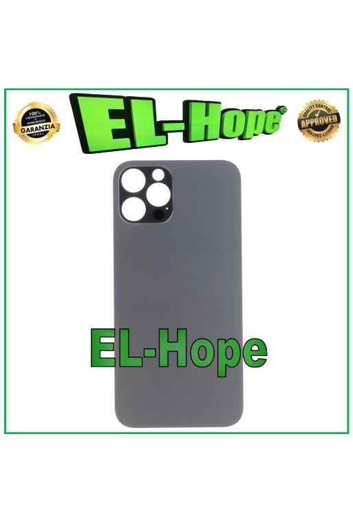 GLAS RÜCKSEITE ABDECKUNG BATTERIE ABDECKUNG FÜR IPHONE 12 PRO BIG HOLE GRAPHITE