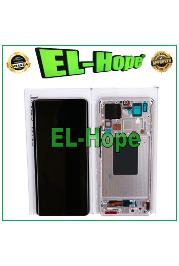 ORIGINAL SERVICE LCD DISPLAY XIAOMI MI 12S PRO 2022 TOUCH RAHMEN LILA GOLD