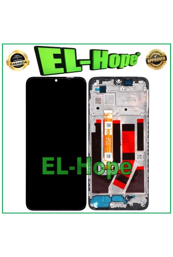 LCD-DISPLAYRAHMEN FÜR OPPO A38 4G CPH2579 / A18 CPH2591 TOUCHSCREEN SCHWARZES GLAS