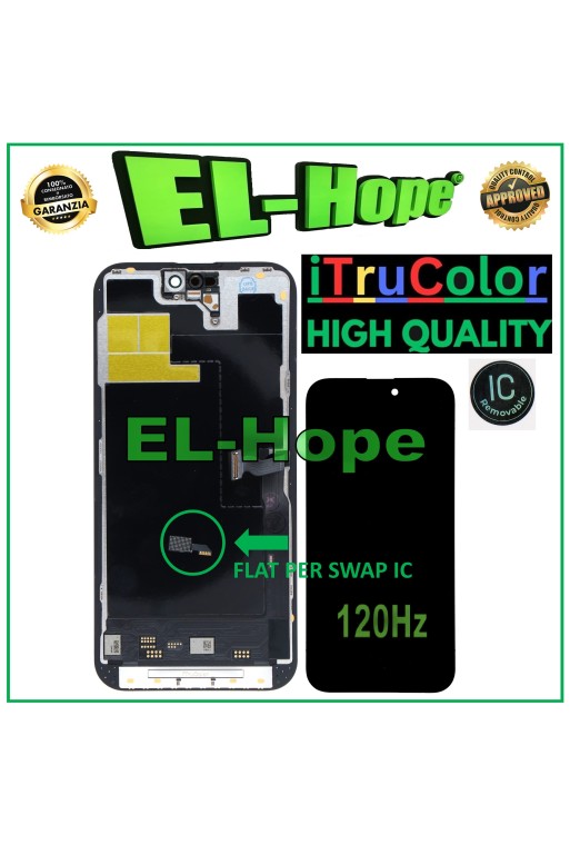 iTruColor SOFT OLED 120Hz LCD-DISPLAY FÜR APPLE IPHONE 14 PRO MAX TOUCH-GLAS