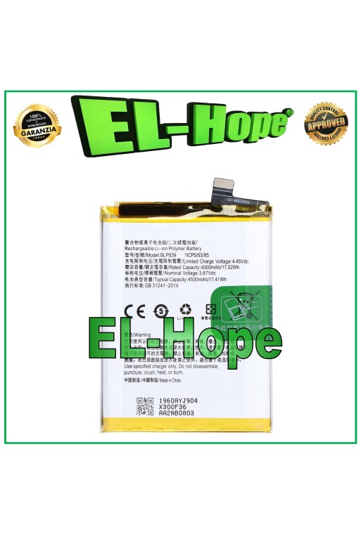 AKKU BLP839 FÜR OPPO A95 A94 5G F19 PRO+ RENO 6Z 5Z 4500 mAh GLEICH ORIGINAL
