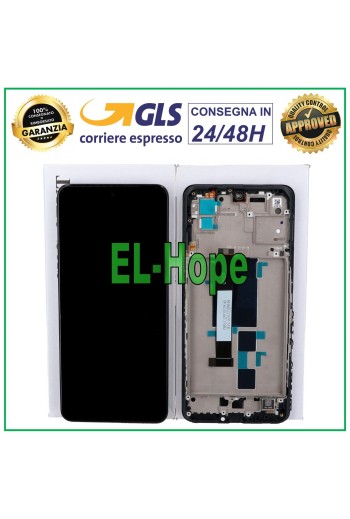 ORIGINAL XIAOMI REDMI NOTE 10 PRO 5G LCD DISPLAY RAHMEN TOUCHSCREEN SCHWARZES GLAS