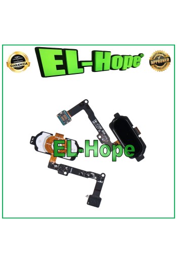 HOME-TASTE FÜR SAMSUNG GALAXY J7 DUO SM-J720F FINGERABDRUCK FINGERABDRUCKSENSOR SCHWARZ
