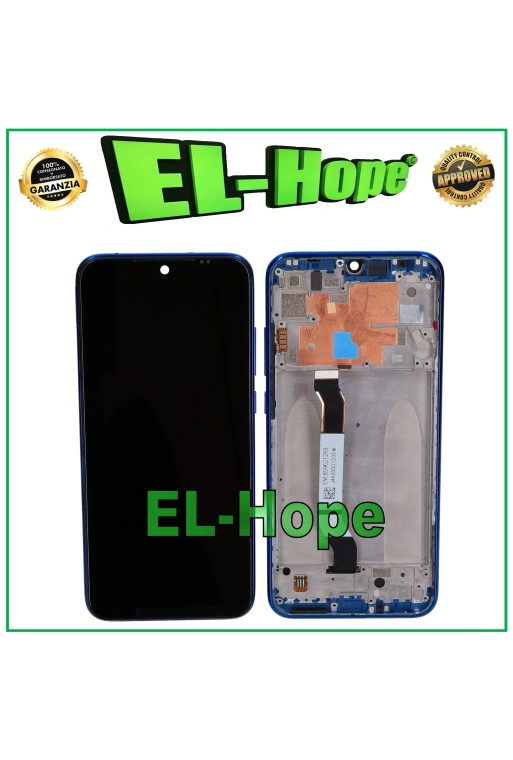LCD-DISPLAY + RAHMEN FÜR XIAOMI REDMI NOTE 8T M1908C3XG TOUCHSCREEN BLAUER BILDSCHIRM