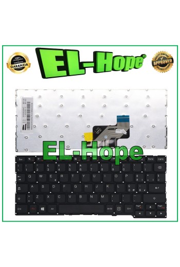 ITALIENISCHE TASTATUR FÜR LENOVO IDEAPA YOGA 3 11 300-11ibr 300-11iby NOTEBOOK SCHWARZ