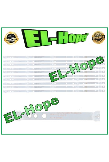 KIT 10 5 LED-STREIFEN FÜR 50-ZOLL-FERNSEHER AKAI CY-HL + HT-49D-3528 MS-L1162 LB1644
