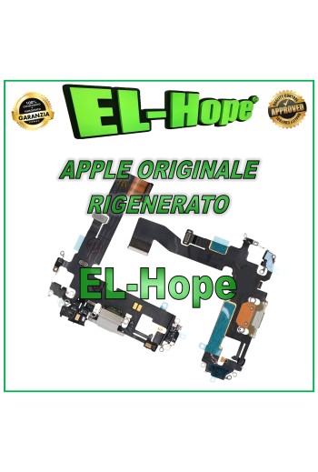 ORIGINAL APPLE IPHONE 12 /12 PRO ÜBERHOLT LADEANSCHLUSS FLACH SILBER
