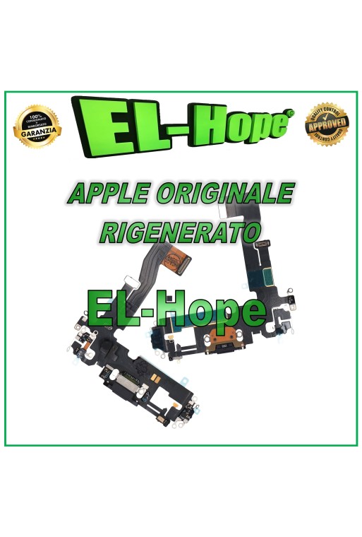 ORIGINAL APPLE IPHONE 12 /12 PRO GRAPHIT ÜBERHOLT LADEANSCHLUSS FLACH