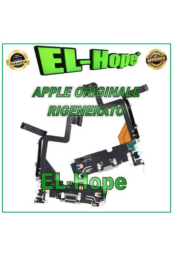 ORIGINAL APPLE IPHONE 14 PRO ÜBERHOLT LADEANSCHLUSS FLACH SILBER