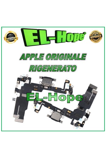 ORIGINAL APPLE IPHONE 15 SCHWARZ ÜBERHOLT LADEANSCHLUSS FLACH