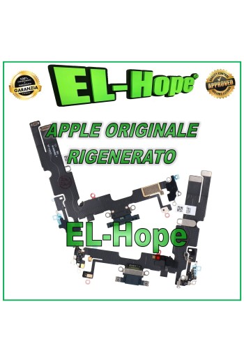 ORIGINAL APPLE IPHONE 14 PLUS MIDNIGHT ÜBERHOLTER LADEANSCHLUSS FLACH