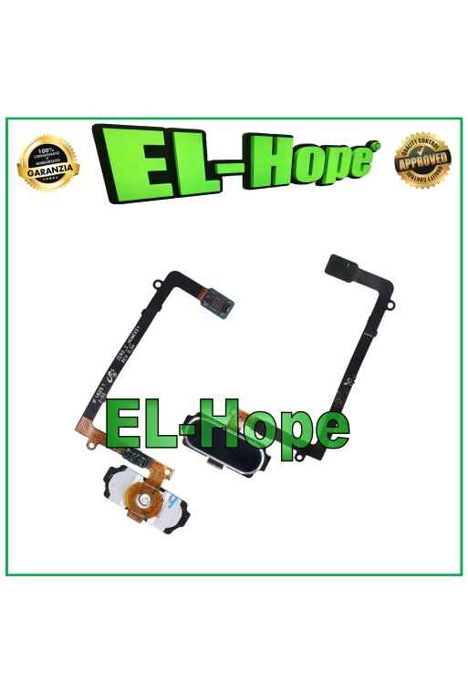 HOME BUTTON FÜR SAMSUNG GALAXY S6 EDGE SM-G925 FINGERABDRUCK FINGERABDRUCKSENSOR SCHWARZ
