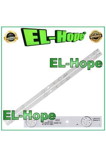 2er-Set mit 6 LED-Streifen für Haier TV 32 4C-LB320T-GY6 LE32B750 LE32D99 LED32B75