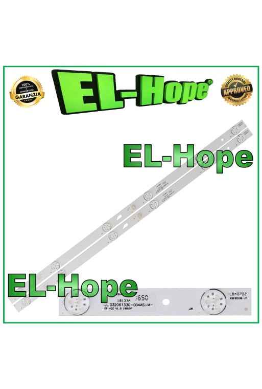 2er-Set mit 6 LED-Streifen für Haier TV 32 4C-LB320T-GY6 LE32B750 LE32D99 LED32B75