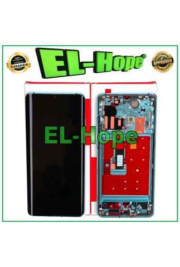 DISPLAY-RAHMEN TOUCH PARI ORIGINALE SERVICE FÜR HUAWEI P30 PRO VOG-L09 AURORA BLAU