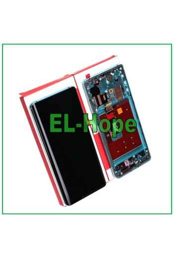DISPLAY-RAHMEN TOUCH PARI ORIGINALE SERVICE FÜR HUAWEI P30 PRO VOG-L09 AURORA BLAU