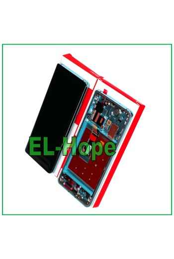 DISPLAY-RAHMEN TOUCH PARI ORIGINALE SERVICE FÜR HUAWEI P30 PRO VOG-L09 AURORA BLAU