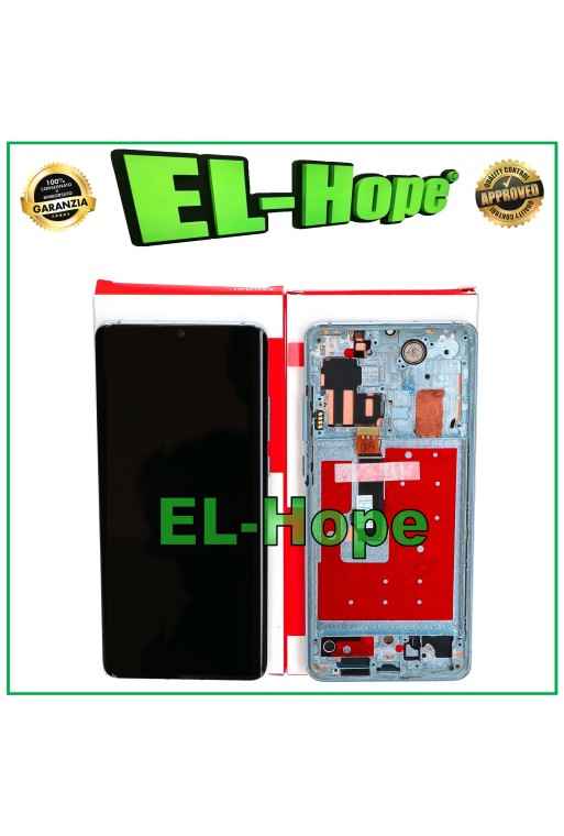 DISPLAYRAHMEN TOUCH PARI ORIGINALE SERVICE FÜR HUAWEI P30 PRO VOG-L09 L29 SILBER
