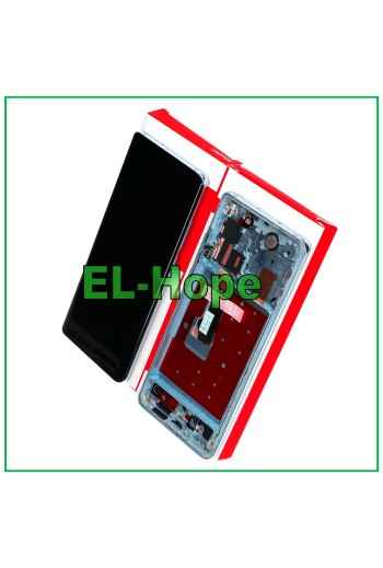 DISPLAYRAHMEN TOUCH PARI ORIGINALE SERVICE FÜR HUAWEI P30 PRO VOG-L09 L29 SILBER