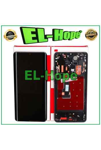 DISPLAYRAHMEN + TOUCH PARI ORIGINALSERVICE FÜR HUAWEI P30 PRO VOG-L09 L29 SCHWARZ