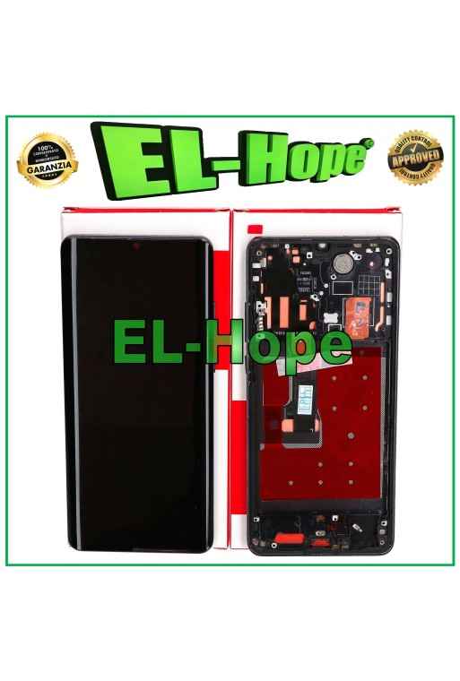 DISPLAYRAHMEN + TOUCH PARI ORIGINALSERVICE FÜR HUAWEI P30 PRO VOG-L09 L29 SCHWARZ