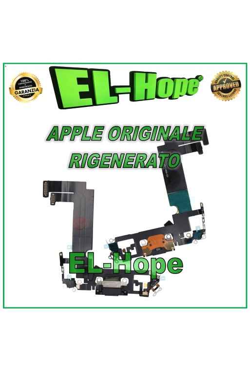 ORIGINAL APPLE IPHONE 12 MINI SCHWARZ ÜBERHOLT LADEANSCHLUSS FLACH