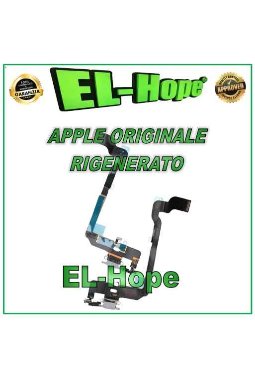 ORIGINAL APPLE IPHONE XS WEISS ÜBERHOLTER LADEANSCHLUSS FLACH