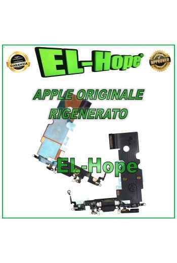 ORIGINAL APPLE IPHONE 8 SE 2020 SCHWARZ ÜBERHOLT LADEANSCHLUSS FLACH