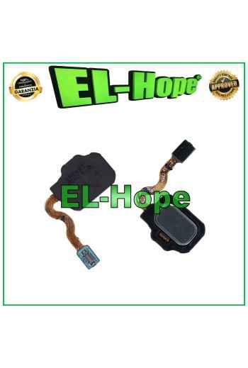 HOME-TASTE FÜR SAMSUNG GALAXY S8+ PLUS SM-G955F FLACH FINGERABDRUCKSENSOR SILBER