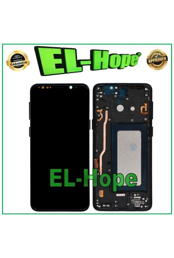 TFT LCD DISPLAY + RAHMEN FÜR SAMSUNG GALAXY S9 SM-G960 TOUCHSCREEN SCHWARZES GLAS