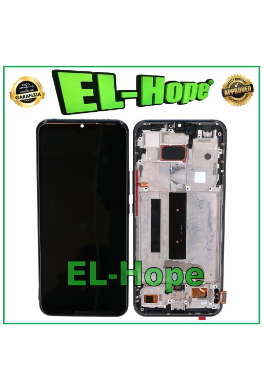 OLED-RAHMEN-LCD-DISPLAY FÜR XIAOMI MI 10 LITE M2002J9G M2002J9E TOUCHSCREEN SCHWARZ
