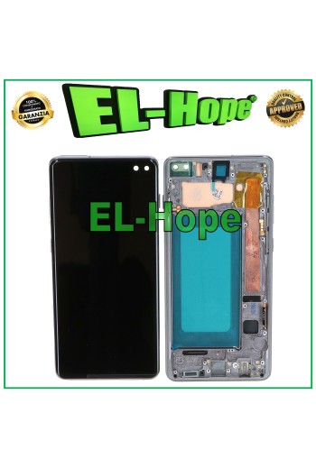 TFT LCD DISPLAY + RAHMEN FÜR SAMSUNG GALAXY S10 PLUS SM-G975F TOUCHSCREEN SCHWARZ