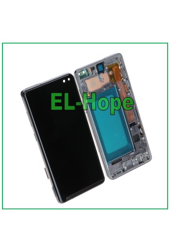 TFT LCD DISPLAY + RAHMEN FÜR SAMSUNG GALAXY S10 PLUS SM-G975F TOUCHSCREEN SCHWARZ