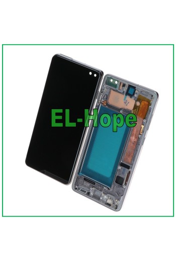 TFT LCD DISPLAY + RAHMEN FÜR SAMSUNG GALAXY S10 PLUS SM-G975F TOUCHSCREEN SCHWARZ