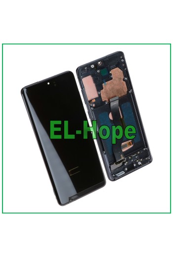 OLED-RAHMEN-LCD-DISPLAY FÜR SAMSUNG GALAXY S20 PLUS SM G985 G986 TOUCH SCHWARZES GLAS