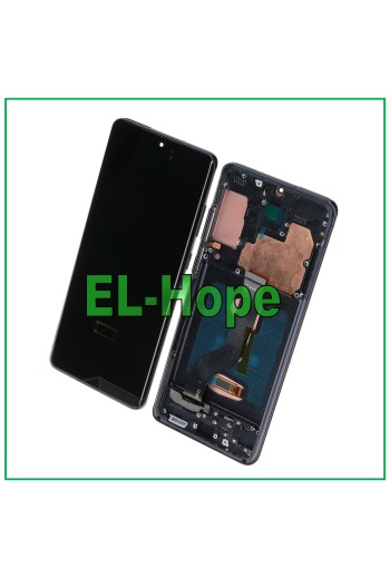 OLED-RAHMEN-LCD-DISPLAY FÜR SAMSUNG GALAXY S20 PLUS SM G985 G986 TOUCH SCHWARZES GLAS