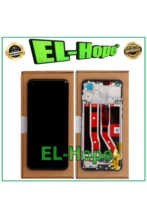 LCD-TOUCHSCREEN-DISPLAY + ORIGINAL-SERVICERAHMEN OPPO A74 4G CPH2219 / F19 4G