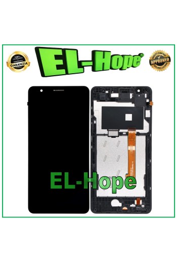 LCD-DISPLAY + RAHMEN FÜR ZTE BLADE A31 PLUS L210 TOUCHSCREEN GLASBILDSCHIRM SCHWARZ