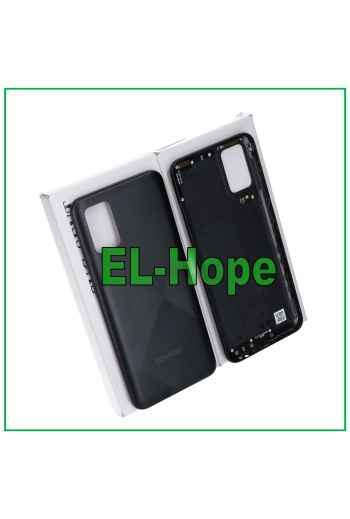 ORIGINAL SAMSUNG GALAXY A02S SM-A025 HINTERE BATTERIEABDECKUNG SCHWARZE ABDECKUNG