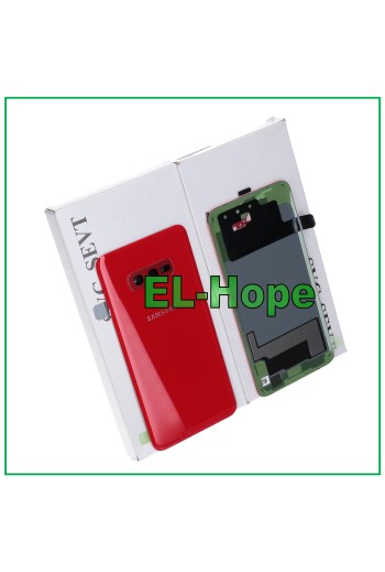 ORIGINAL SAMSUNG GALAXY S10E SM-G970 AKKU-COVER BACKCOVER ROT