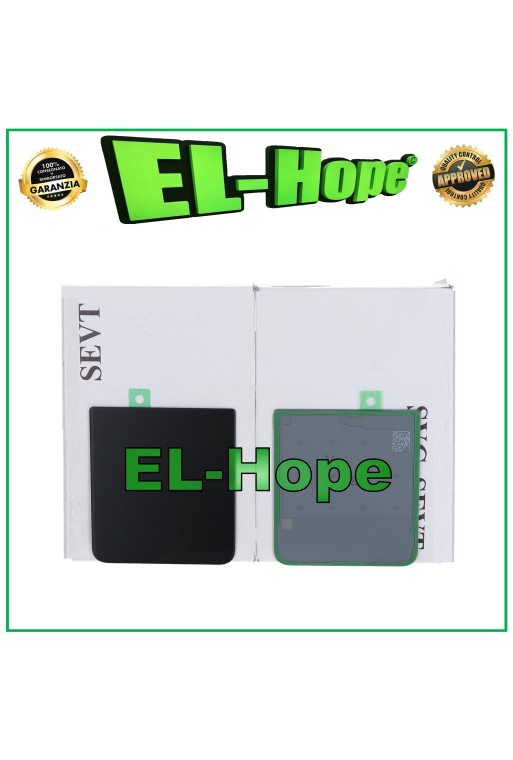 ORIGINAL UNTERES HECKGLAS SAMSUNG GALAXY Z FLIP 3 5G SM-F711B SCHWARZ