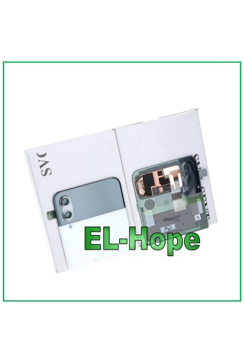 EXTERNES DISPLAY GLASGEHÄUSE ORIGINAL SAMSUNG GALAXY Z FLIP 4 5G SM-F721 WEISS
