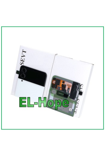 EXTERNES DISPLAY GLASGEHÄUSE ORIGINAL SAMSUNG GALAXY Z FLIP 4 5G SM-F721 WEISS