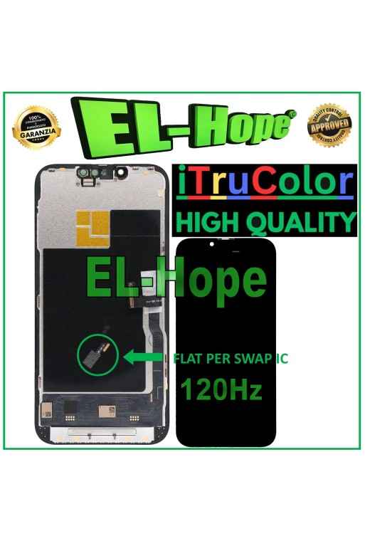 iTruColor SOFT OLED 120Hz LCD-DISPLAY FÜR APPLE IPHONE 13 PRO TOUCH-GLAS 