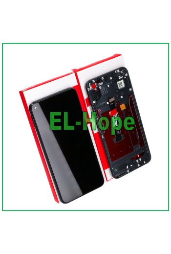DISPLAY TOUCH FRAME PARI ORIGINAL SERVICE HUAWEI NOVA 5T YAL-L21 L61 L71 SCHWARZ