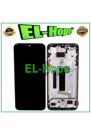 TFT-RAHMEN-LCD-DISPLAY FÜR XIAOMI MI 10 LITE M2002J9G M2002J9E TOUCHSCREEN SCHWARZ